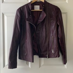 Mango Faux Leather Jacket